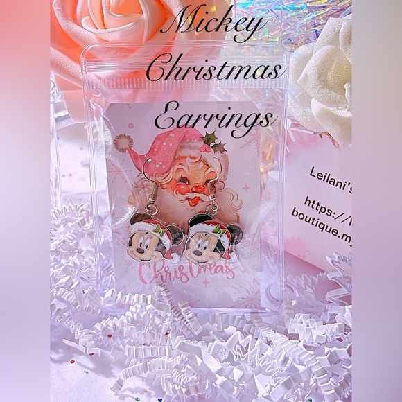 Jewelry - Mickey Christmas Earrings/gifts ideas/Christmas season/holiday season